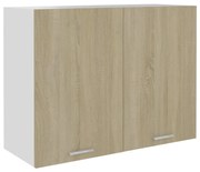 vidaXL Hangkast 80x31x60 cm bewerkt hout sonoma eikenkleurig