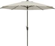 Madison Lisbon stokparasol Ø300 cm automatisch - mellow champagne olefin - chesnut kleurig frame
