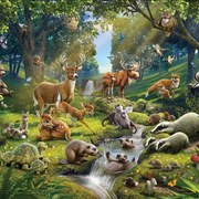 Walltastic Fotobehang Animals Forest 43060