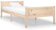 vidaXL Bedframe massief grenenhout 90x200 cm