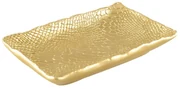 Snake Schaal Rechthoekig - Goud