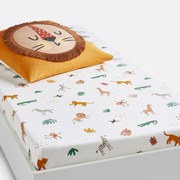 Hoeslaken in bio katoen, Junglito