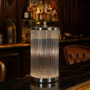 Tafellamp Trevi Antiek Nikkel Medium