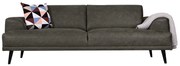 2,5 zitsbank - Lagos - leer Bull antraciet 67