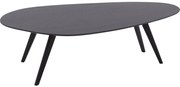 Goossens Salontafel Ferry organisch, hout eiken zwart, elegant chic, 135 x 36 x 75 cm