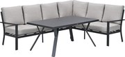 Garden Impressions Senja lounge dining set 3-delig rechts - sandstone