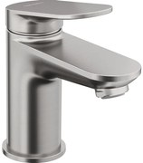 Duravit Wave Wastafelmengkraan - s-size - eengreeps - zonder waste - voorsprong 9.5cm - RVS geborsteld wa1010002070