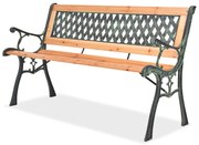 vidaXL Tuinbank 122 cm hout