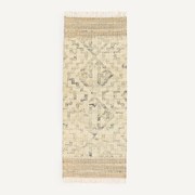 Vloerkleed voor in de hall, in jute, handgeweven, Jelena