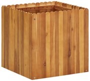 vidaXL Plantenbak verhoogd 50x50x50 cm massief acaciahout