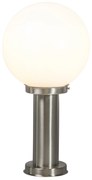 Moderne buitenlamp paal staal RVS 50 cm - Sfera