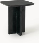 Bijzettafel Naida van eikenhout en marmer