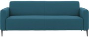 Goossens Bank Key West blauw, stof, 3-zits, modern design