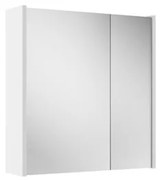 Adema Prime Spiegelkast - 60x63x16cm - inclusief zijpanelen - mat wit SW1212815/SW812070