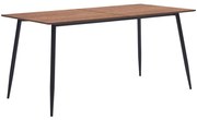 vidaXL Eettafel 140x70x75 cm MDF bruin