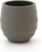 Bloempot Luca Lifestyle Bordo | Taupe Kunststof  | ø42cm | Geschikt voor buiten en binnen | Kees Smit Tuinmeubelen