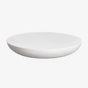 Ronde Salontafel Ø105 Cm In Cement Zenadia Gebroken Wit - Sklum