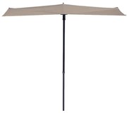 Madison Balkonparasol Sun Wave 270x150 cm ecru PAC3P016