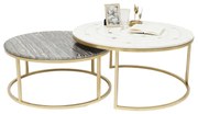 Kare Design Mystic Design Salontafelset Rond Marmer