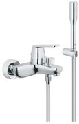 GROHE Eurosmart Cosmopolitan badkraan met omstel en koppelingen met garnituur chroom 32832000