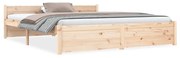 vidaXL Bedframe massief hout 150x200 cm 5FT King Size