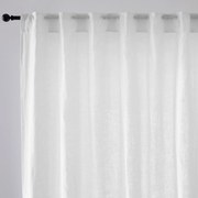 Onega breed gewassen linnen gordijn met verborgen flap