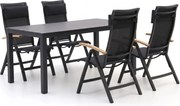 + 15% kassakorting | Diningset Bellagio | 4 personen | Tuinset aluminium | 5-delig | Kees Smit Tuinmeubelen