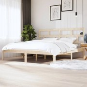 vidaXL Bedframe massief grenenhout 200x200 cm