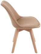 Set 4 Synk Stoffen Stoelen