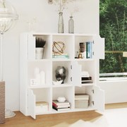 vidaXL Boekenkast 88,5x27,5x88 cm spaanplaat wit