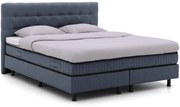 Goossens Basic Boxspring Compleet Bjorn, 180 x 200 cm box  (= 2x 90x200cm), 1x matras gestoffeerd pocketvering, 1x matrastopper gestoffeerd