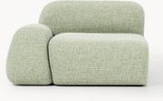 Bouclé hoekmodule Wolke