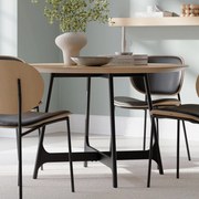 Dan-Form Ooid Design Eettafel Rond Samenstellen - 120 X 120cm.