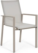 Tuinset 8 personen 220 cm Aluminium Zand/Beige Lifestyle Garden Furniture Timo/Primo