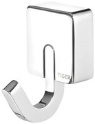 Tiger handdoekhaak Impuls chroom metaal 3,6 x 3,9 cm 387030346