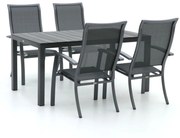 Bellagio Lugo/Fidenza 160cm dining tuinset 5-delig stapelbaar