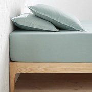 Hoeslaken in  perkalkatoen, omslag 40 cm, Scenario