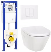 Ben Sito complete toiletset compact met Style wit bedieningspaneel