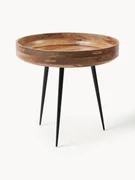 Ronde bijzettafel Bowl van mangohout