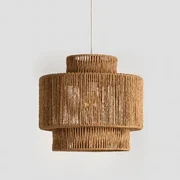 Plafondlamp Van Gevlochten Papier Kena Natuurlijk - Sklum