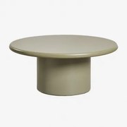 Ronde Salontafel Ø80 Cm In Mdf Rodeo Groen – Salie - Sklum