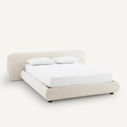 Nuvole gewatteerde 2-zits bouclette bedframe