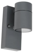 Buiten wandlamp antraciet IP44 met schemersensor - Solo