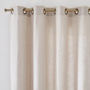 Gordijn in halflinnen met oogjes, Lincot