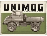 Metalen bord Mercedes-Benz - Unimog