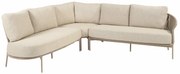 Taste by 4 Seasons Florence hoek loungebank latte SALE LoungebankLoungeset taupe weerbestendig