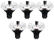 Set van 5 Smart GU10 dimbare LED lamp AR70 6W 500 lm 2200 - 6500K