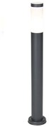 Buitenlamp paal antraciet met opaal 80 cm IP44 - Rox