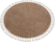 Tapijt BERBER 9000 ROND beige, Berber marokkaanse shaggy