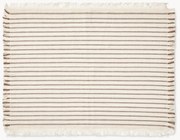 Katoenen placemats Elouise met franjes, 2 stuks